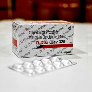 Cefpodoxime Proxetil & Potassium Clavulanate Tablets | D.DOX-CLAV 325 TAB.
