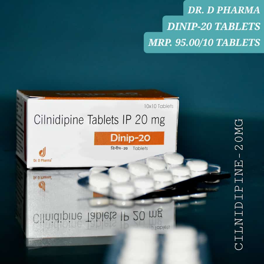 Cilnidipine Tablets IP 20 mg