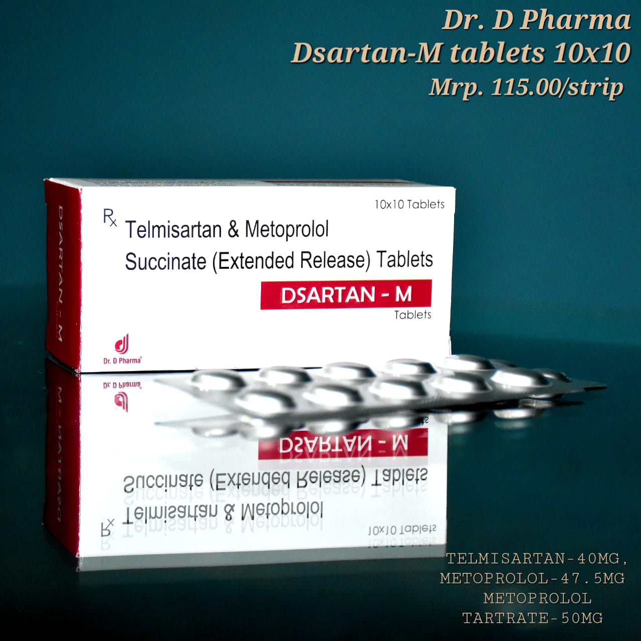 Telmisartan & Metoprolol Succinate (Extended Release) Tablets