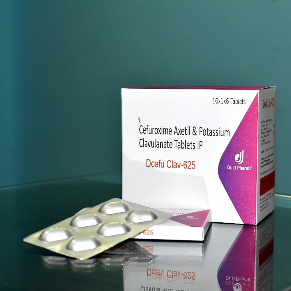 Cefuroxime Axetil & Potassium Clavulanate Tablets IP