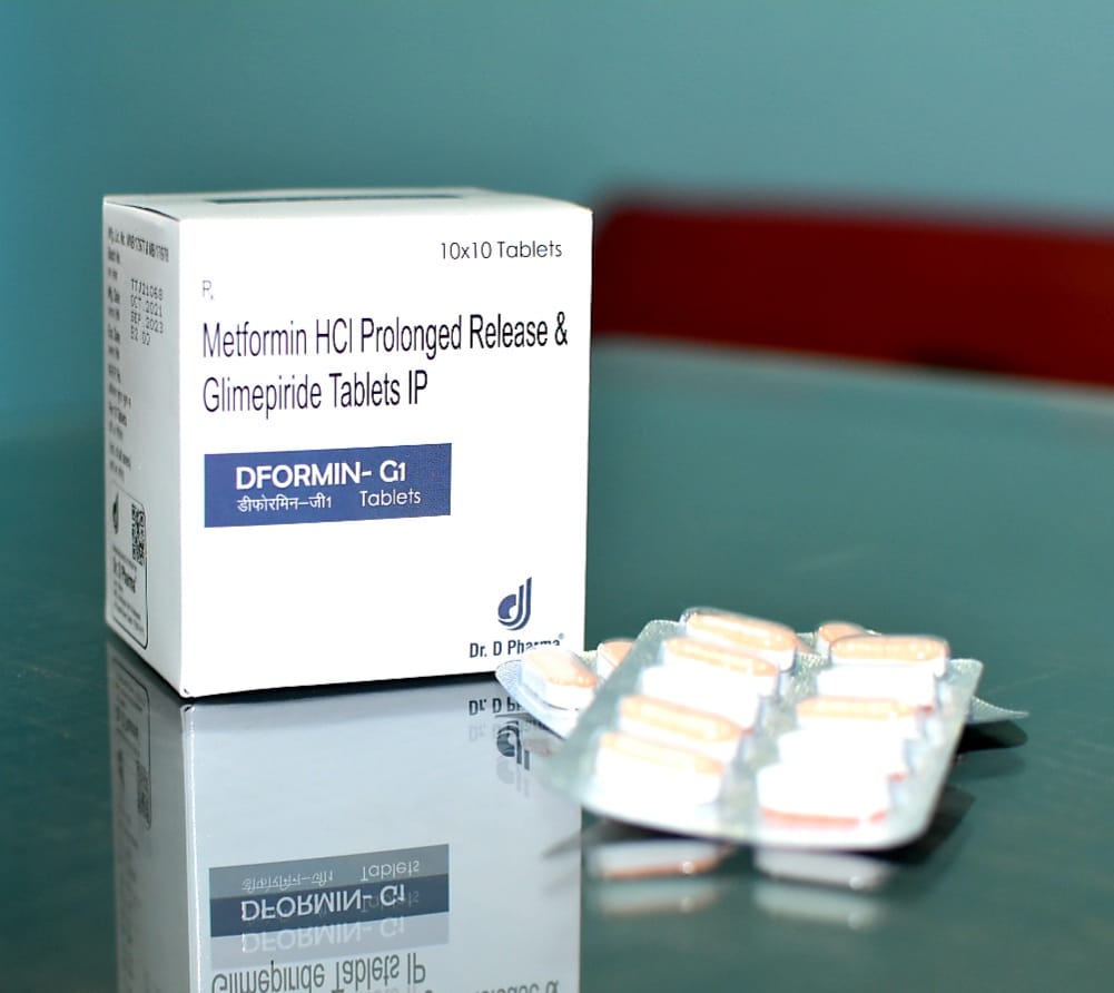 Metformin HCI Prolonged Release &Glimepiride Tablets IP
