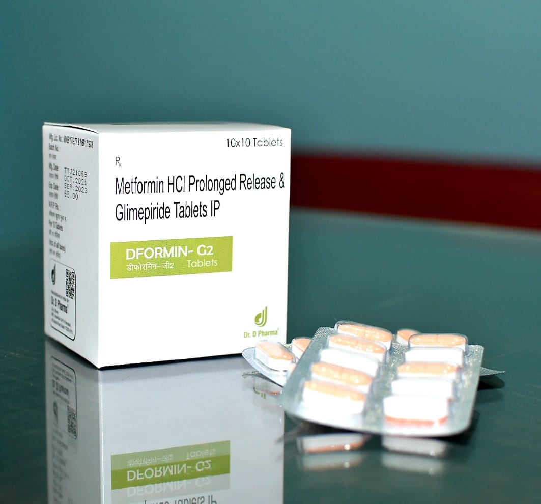 Metformin HCI Prolonged Release a Glimepiride Tablets IP