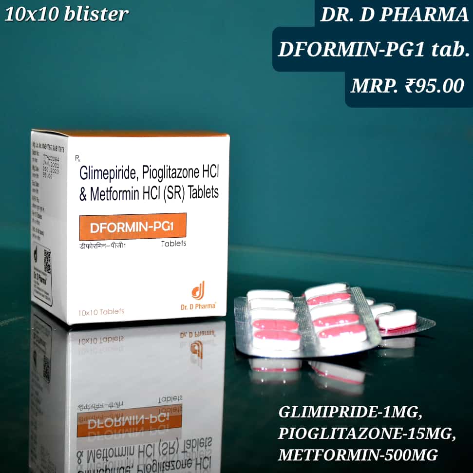 Get Glimepiride, Pioglitazone HCI& Metformin HCI (SR) Tablets