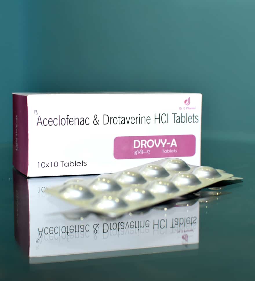 Aceclofenac & Drotaverine HCI Tablets