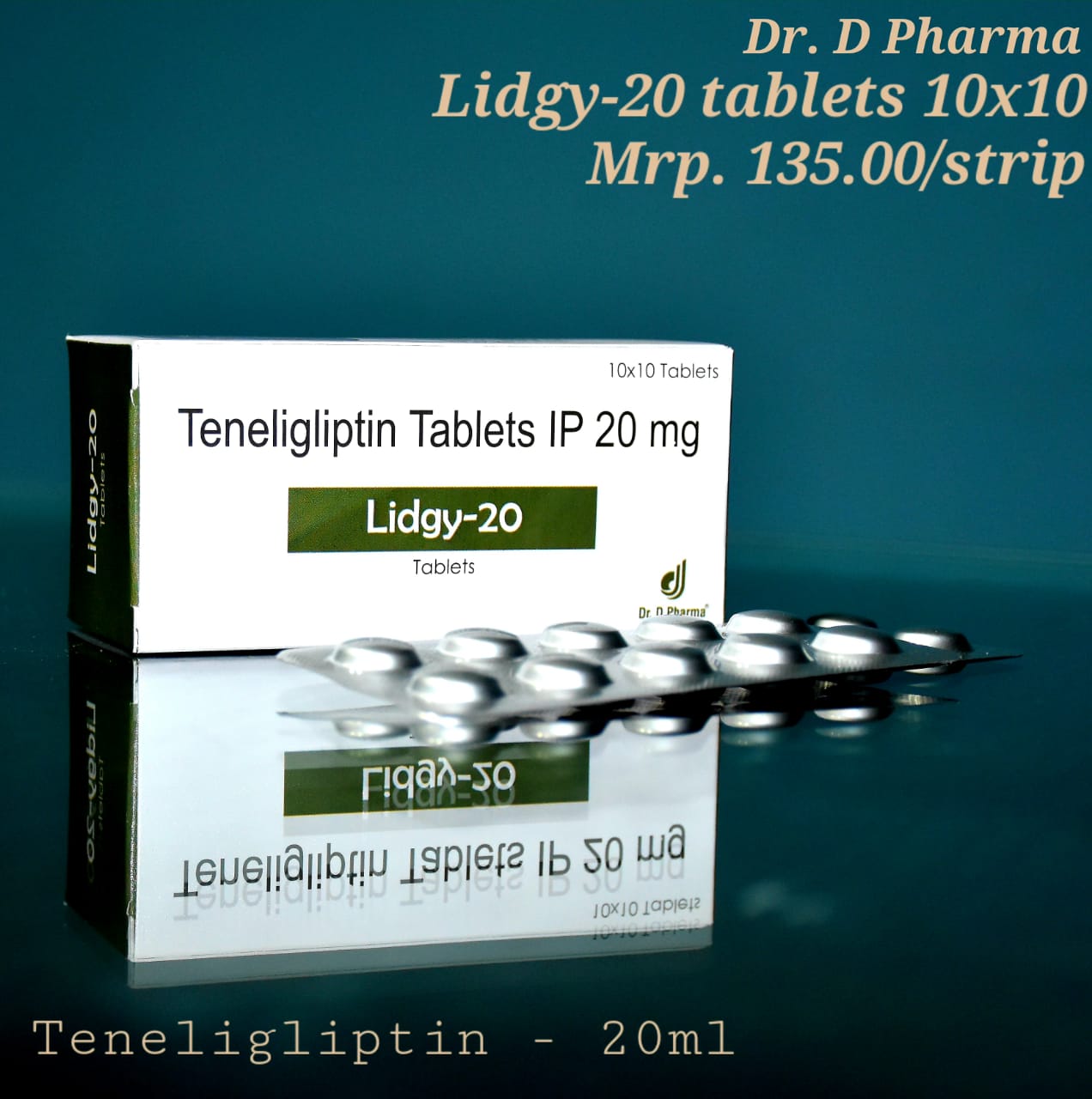 Teneligliptin Tablets IP 20 mg